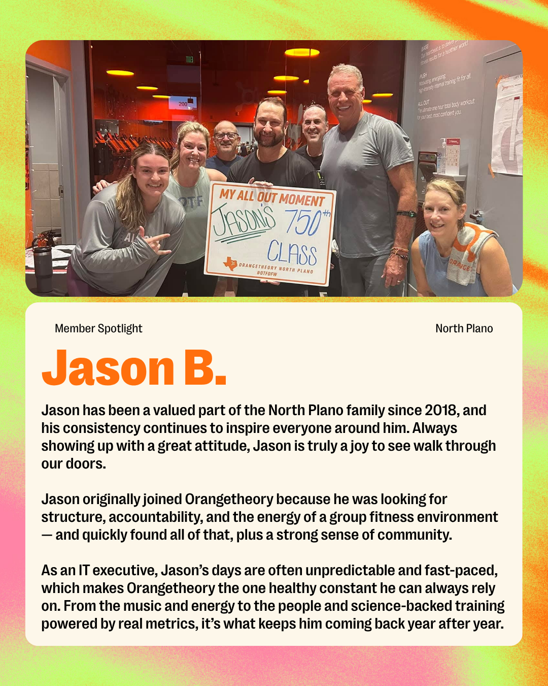 Jason B member spotlight